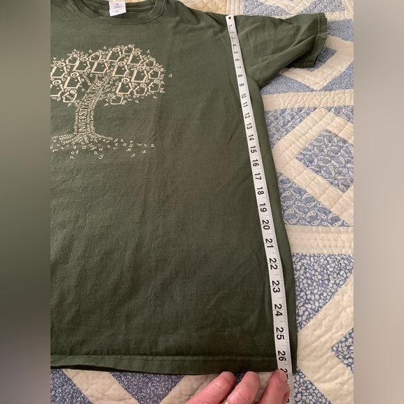 Men’s Large (Unisex) All Cotton, PreShrunk “University BookStore” Green T-shirt - Picture 3 of 7